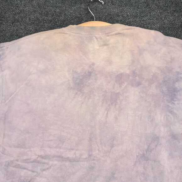 The Mountain Men's Wolves American Flag T-Shirt Multi Tie Dye XL 100% Cotton - Picture 7 of 14